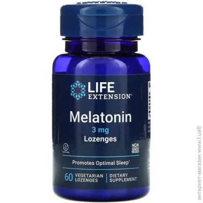     Life Extension Melatonin 3 mg, 60 