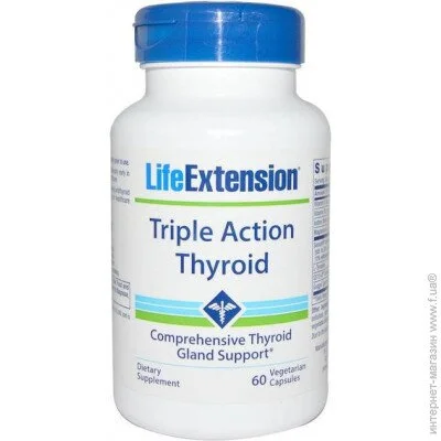   Life Extension Triple Action Thyroid 60 Veg Caps (000002020)
