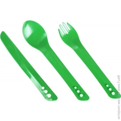    Lifeventure Ellipse Cutlery Green (1012-75012)