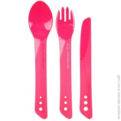    Lifeventure Ellipse Cutlery Pink (1012-75016)