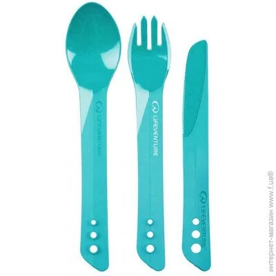    Lifeventure Ellipse Cutlery Teal (1012-75015)