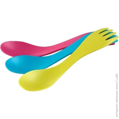   Light my fire Spork little. 3-pack pin-pack. Lime-Cyan-Fuchsia (22483561)