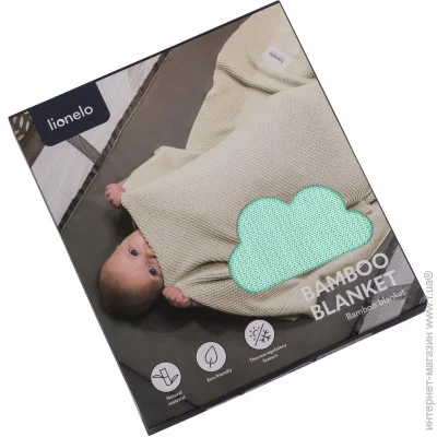 Lionelo  BAMBOO BLANKET GREEN MINT