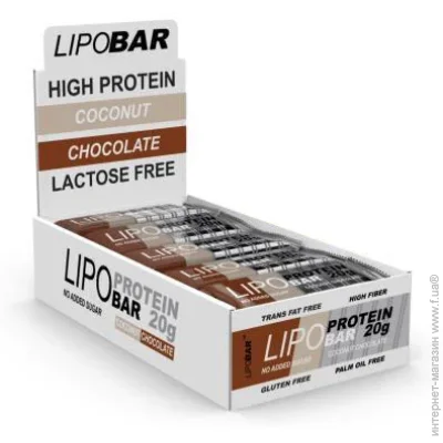  Lipobar Protein Bar , 20*50     