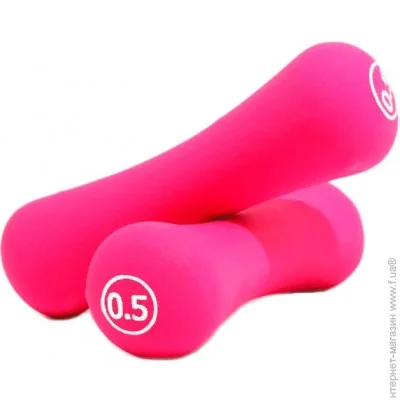  Liveup Neoprene Dumbbell 0.5 pink, 2. (LS2002-B05)