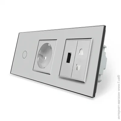Livolo   1  1  1 USB 1     (VL-C701C1EU1USBC1A-15)