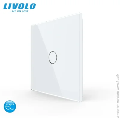 Livolo Беспроводной умный сенсорный выключатель 1 сенсор белое стекло (VL-XR007-W) Livolo Беспроводной умный сенсорный выключатель 1 сенсор белое стекло (VL-XR007-W)