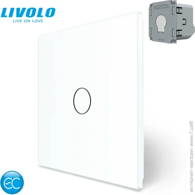 Livolo     1  +     (VL-XR007-W/FC1Z2-2G)