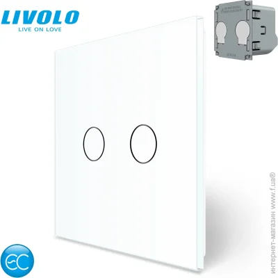 Livolo     2  +    (VL-XR008-W/FC2Z2-2G)