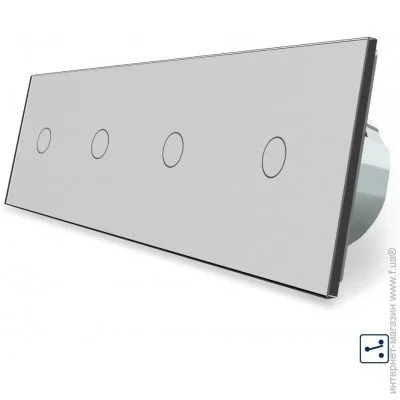 Livolo    4  (1-1-1-1)   (VL-C704S-15)