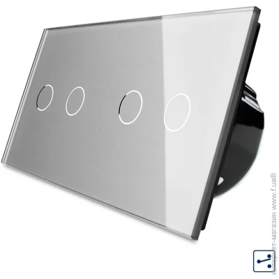 Livolo    4  (2-2)   (VL-C702S/C702S-15)