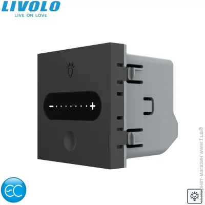 Выключатель Розумний механізм сенсорний EC димер Livolo чорний (VL-FC1DZ2-2BP) Выключатель Розумний механізм сенсорний EC димер Livolo чорний (VL-FC1DZ2-2BP)