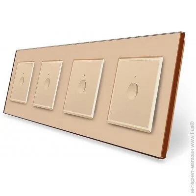 Livolo    Sense 4  (1-1-1-1)   (VL-C7FC1S/FC1S/FC1S/FC1S-8AP)