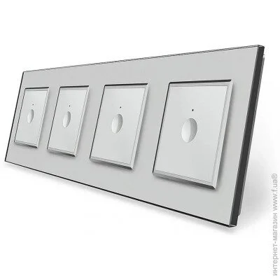 Livolo    Sense 4  (1-1-1-1)   (VL-C7FC1S/FC1S/FC1S/FC1S-8IP)