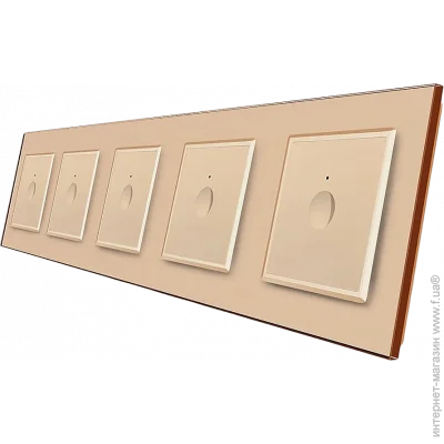 Livolo   Sense 5  (1-1-1-1-1)   (VL-C7FC1/FC1/FC1/FC1/FC1-10AP)