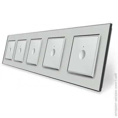 Livolo   Sense 5  (1-1-1-1-1)   (VL-C7FC1/FC1/FC1/FC1/FC1-10IP)