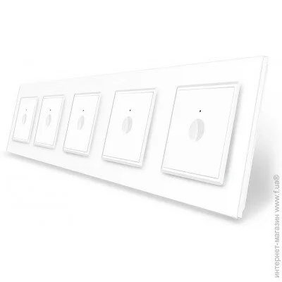 Livolo   Sense 5  (1-1-1-1-1)   (VL-C7FC1/FC1/FC1/FC1/FC1-10WP)