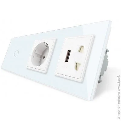 Livolo   1  1  1 USB 1     (VL-C701C1EU1USBC1A-11)