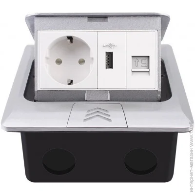  Livolo     USB-A  LAN        (VL-SHS016-FCTC-FCUA-FCCP-S)