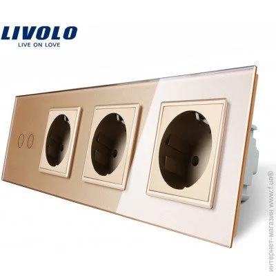 Livolo   2  3    (VL-C702/C7C3EU-13)
