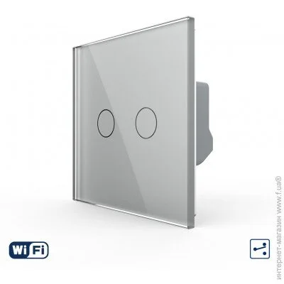 Livolo  Wi-Fi   2    (VL-C7FC2SNY-2G-IP)