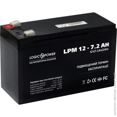    Logicpower LPM 12V/7.2Ah AGM