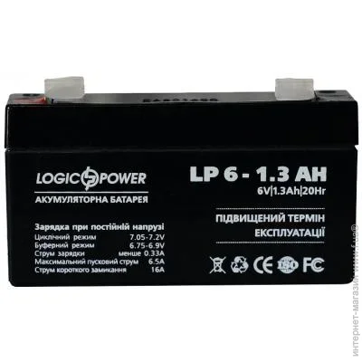    Logicpower LPM 6V/1.3Ah AGM