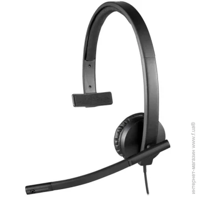 Logitech HEADSET H570E MONO USB/BLACK 981-001426 (2743335782)