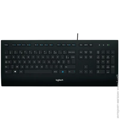 Logitech   K280e Corded Keyboard - BLACK - USB - US INT'L - B2B (2721184342)