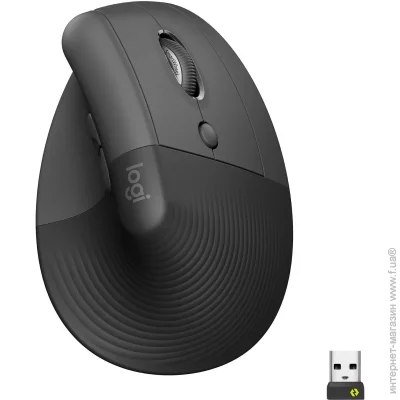  Logitech Lift Vertical Ergonomic Graphite (910-006473)