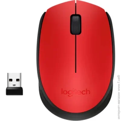  Logitech M171 Red/Black (910-004641)