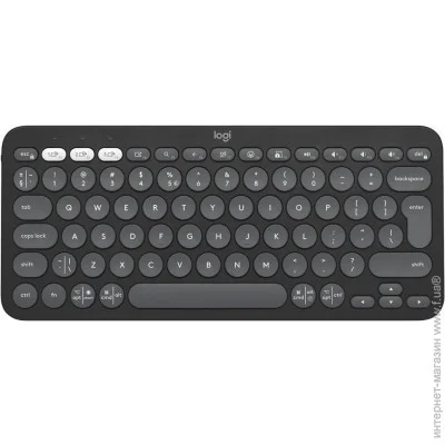  Logitech Pebble Keys 2 K380s UA Tonal Graphite (920-011851)