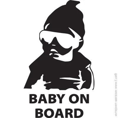 Loom   Baby on Board LM-10201-black   