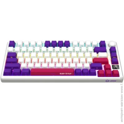  Lorgar  KBP7075W Pro RGB Wireless/Bluetooth/USB UA White (LRG-KBP7075W-WH-US)