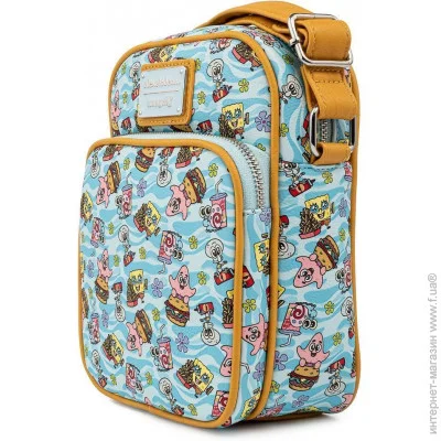  Loungefly Spongebob - Gang AOP Passport Bag NICTB0012
