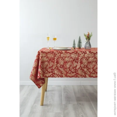 Luna Скатертина Abetos 140x180 см червоний Luna Скатертина Abetos 140x180 см червоний