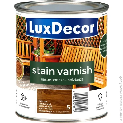 Luxdecor Лакобейц палісандр глянець 2,2 л Luxdecor Лакобейц палісандр глянець 2,2 л