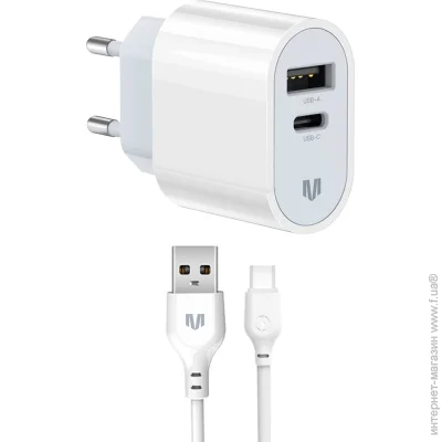   Madeinfuture MFS12 12W A+ C +   USB-A to USB-C White (MIF82822)