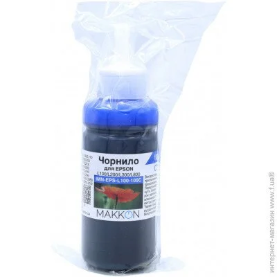  Makkon   Epson L100/L200/L300/L800 (C13T66424A/C13T67324A) 100  Makkon cyan (IMN-EPS-L100-100C) Cyan 100 