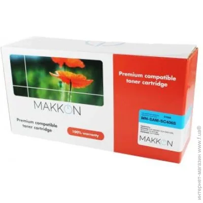 Makkon Samsung CLT-C406S (SC406S) 1k cyan (MN-SAM-SC406S)