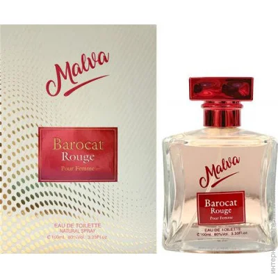 Туалетная вода для женщин Malva Barocat Rouge 100 мл Туалетная вода для женщин Malva Barocat Rouge 100 мл