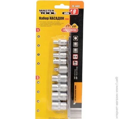   Mastertool 1/4", 3/8"DR, 9. (78-1409)