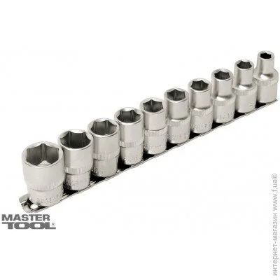      6- MASTERTOOL CRV 1/2" 10  (10/11/12/13/14/15/17/19/22/24 ) 78-1211 (7042)