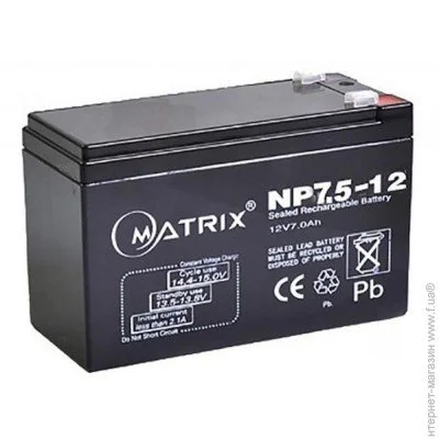    Matrix NP7.5-12 12V/7.5Ah AGM