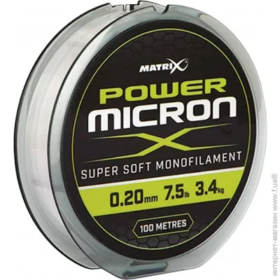 Matrix  Power Micron X 100m 0.10mm 1.1kg - 2.5lb (1892.02.43)
