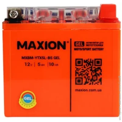   MAXION 5Ah 70A 12V YTX5L-BSGEL + 