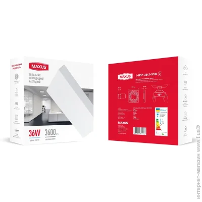 Maxus   LED 36  4100 IP40 1-MSP-3641-SSW