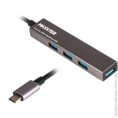 USB- Maxxter HU3-4P-02