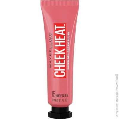 Maybelline  Cheak Heat 15 Nude Burn