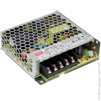   75W-IP20 12V LRS-12-75 AC120-373V/DC 3   MEAN WELL (5832)